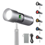 NEEWER BASICS FL10 Torcia fotografica portatile da 10W, Kit with 20 Filters & Snoot & Bag, FL10 Light Kit with Tripod