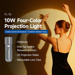 NEEWER BASICS FL10 Torcia fotografica portatile da 10W, Kit with 20 Filters & Snoot & Bag, FL10 Light Kit with Tripod