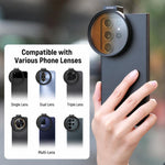 Kit di filtri per obiettivo cellulare NEEWER da 67 mm, 7-Piece Filter Kit, HD ND2-32 Filter+ Magnetic Clip, HD ND2-32 Filter+Threaded Clip, HD CPL Filter+Threaded Clip, Cold Shoe Phone Clip No Filter, ND2-32+CPL+Black Diffusion Filter