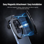 Kit di filtri per obiettivo cellulare NEEWER da 67 mm, 7-Piece Filter Kit, HD ND2-32 Filter+ Magnetic Clip, HD ND2-32 Filter+Threaded Clip, HD CPL Filter+Threaded Clip, Cold Shoe Phone Clip No Filter, ND2-32+CPL+Black Diffusion Filter