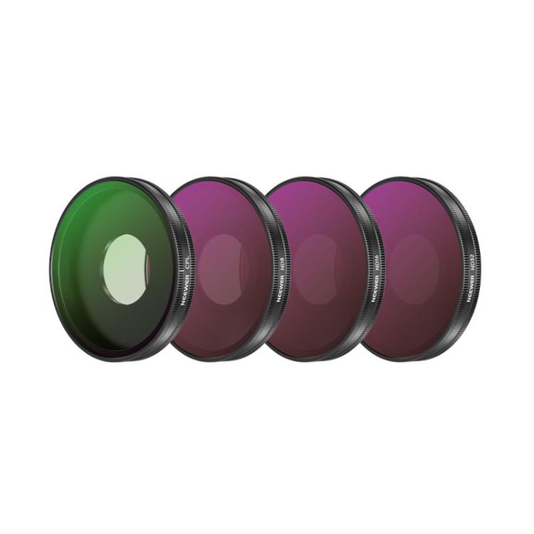 Filtro per obiettivo fotocamera NEEWER per DJI Osmo Action 6 / 5 Pro / 4, 6 in 1 CPL ND External, 4 in 1 ND8-64PL, 4 in 1 CPL ND8-32 Threaded, 6 in 1 CPL ND Threaded