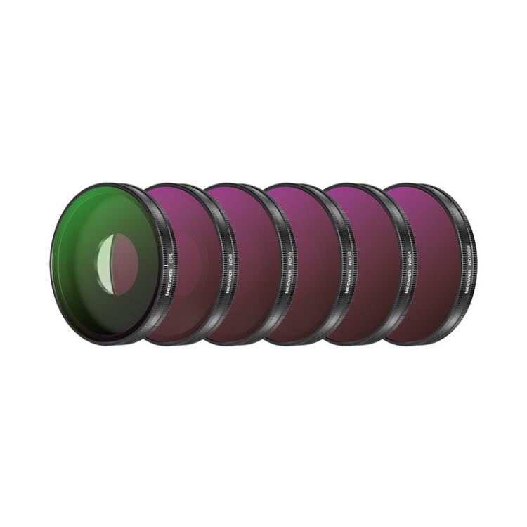 Filtro per obiettivo fotocamera NEEWER per DJI Osmo Action 6 / 5 Pro / 4, 6 in 1 CPL ND External, 4 in 1 ND8-64PL, 4 in 1 CPL ND8-32 Threaded, 6 in 1 CPL ND Threaded