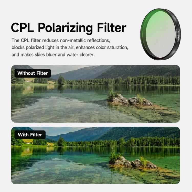 Filtro per obiettivo fotocamera NEEWER per DJI Osmo Action 6 / 5 Pro / 4, 6 in 1 CPL ND External, 4 in 1 ND8-64PL, 4 in 1 CPL ND8-32 Threaded, 6 in 1 CPL ND Threaded
