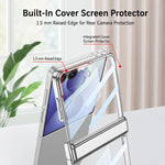 Custodia magnetica integrata GKK per telefono Triumph Phantom con supporto, For Galaxy Z Flip8 5G