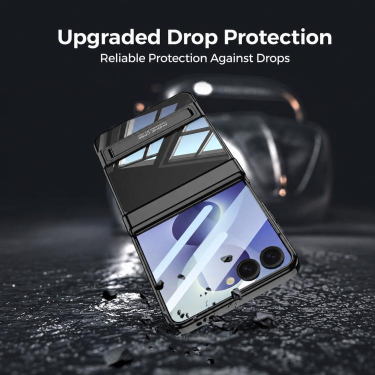 Custodia magnetica integrata GKK per telefono Triumph Phantom con supporto, For Galaxy Z Flip8 5G