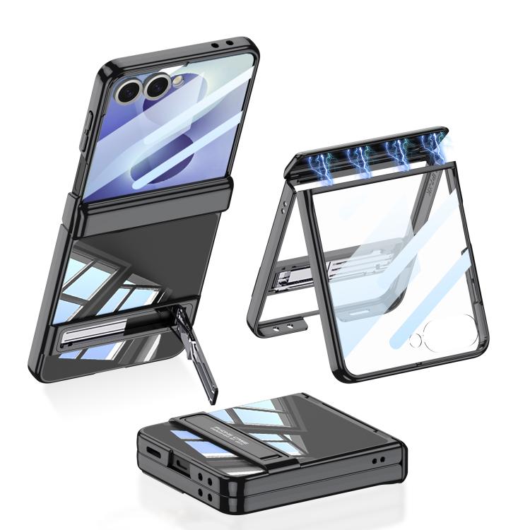 Custodia magnetica integrata GKK per telefono Triumph Phantom con supporto, For Galaxy Z Flip8 5G