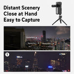 Teleobiettivo NEEWER LS-78 da 400 mm per smartphone con clip di fissaggio filettata da 17 mm.