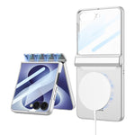 Custodia a libro GKK con chiusura magnetica integrata e copertura completa., For Galaxy Z Flip8 5G