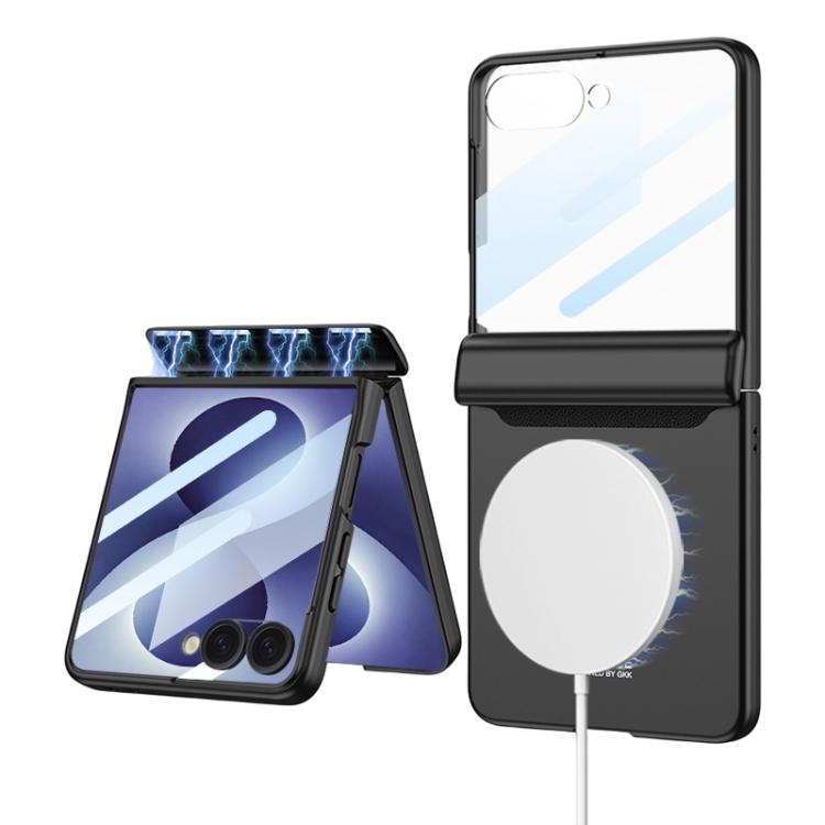 Custodia a libro GKK con chiusura magnetica integrata e copertura completa., For Galaxy Z Flip8 5G