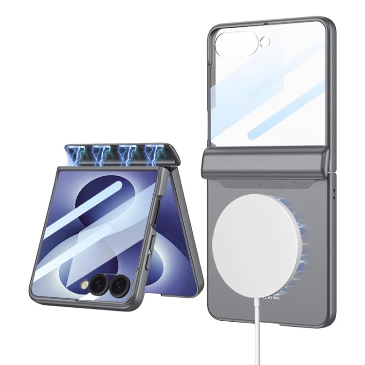 Custodia a libro GKK con chiusura magnetica integrata e copertura completa., For Galaxy Z Flip8 5G