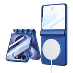 Custodia a libro GKK con chiusura magnetica integrata e copertura completa., For Galaxy Z Flip8 5G