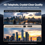Teleconvertitore per lente d'ingrandimento NEEWER LS-88, For DJI Action 5 Pro / 4 / nano