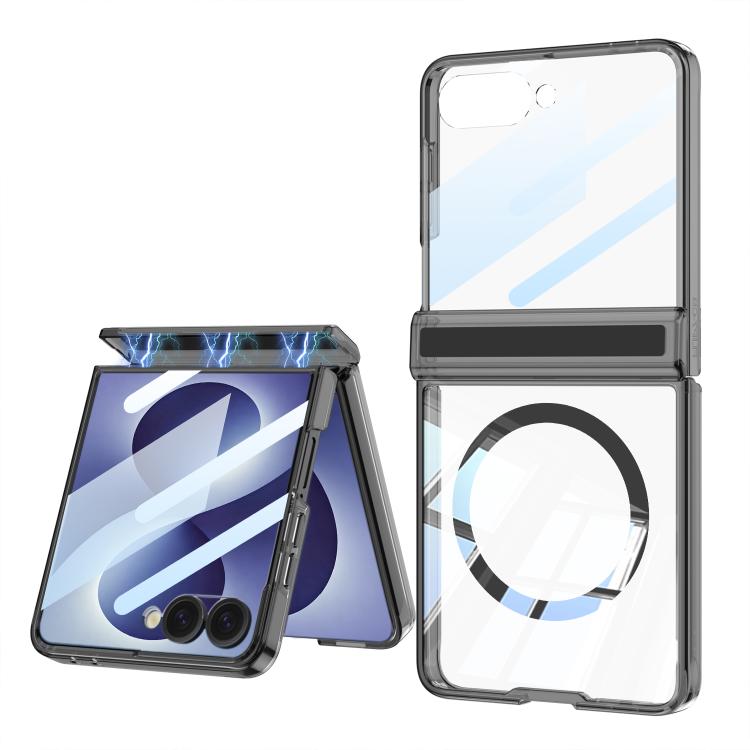 GKK Integrated Folding Transparent Magnetic Phone Case, For Galaxy Z Flip8 5G