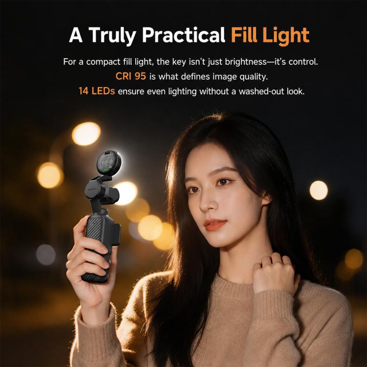 NEEWER M29 Mini luce di riempimento magnetica a LED, For DJI Osmo Pocket 4
