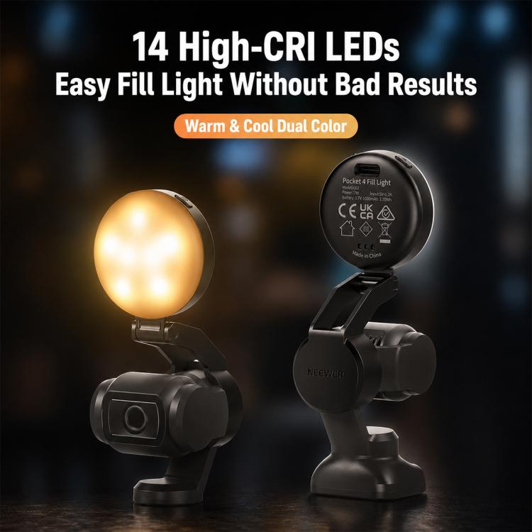 NEEWER M29 Mini luce di riempimento magnetica a LED, For DJI Osmo Pocket 4
