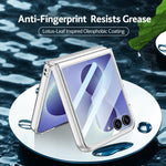 Custodia per PC/telefono GKK con ampia finestra integrata, For Galaxy Z Flip8 5G
