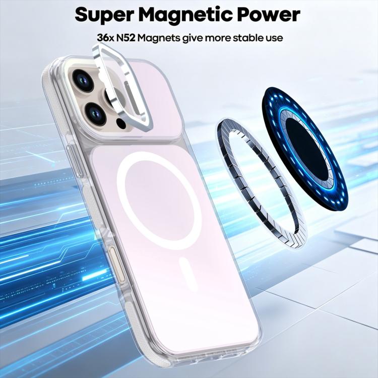 Custodia magnetica con supporto e copriobiettivo Chameleon Gen2, For iPhone 16 Pro Max, For iPhone 16 Pro, For iPhone 16 Plus, For iPhone 16, For iPhone 15 Pro Max, For iPhone 15 Pro