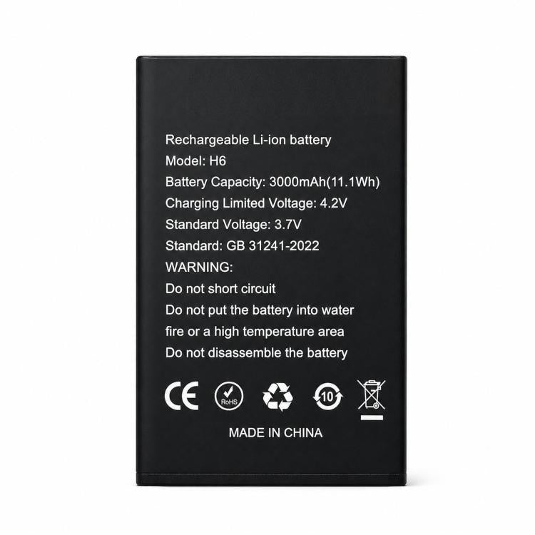 Batteria agli ioni di litio, For HAMTOD H6, For HAMTOD H3, For HAMTOD T8 4G
