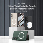 Custodia magnetica integrata ultra sottile GKK per telefono con copertura completa, For Galaxy Z Fold8 5G