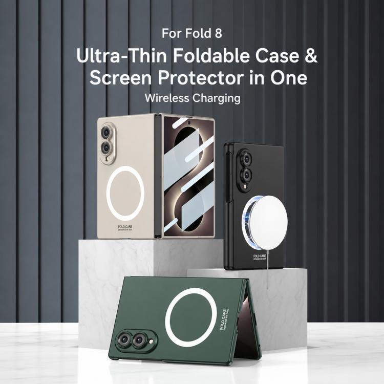 Custodia magnetica integrata ultra sottile GKK per telefono con copertura completa, For Galaxy Z Fold8 5G
