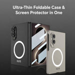 Custodia magnetica integrata ultra sottile GKK per telefono con copertura completa, For Galaxy Z Fold8 5G