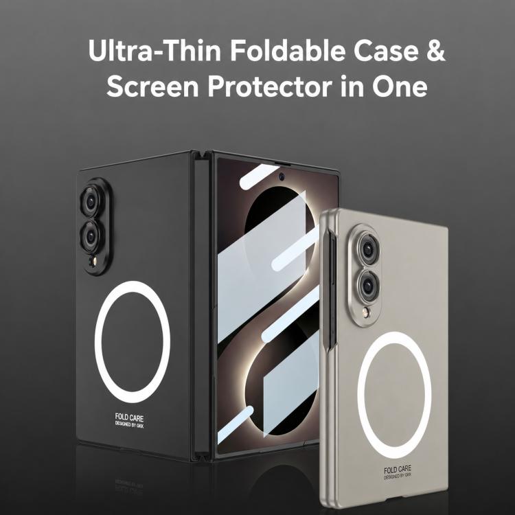 Custodia magnetica integrata ultra sottile GKK per telefono con copertura completa, For Galaxy Z Fold8 5G