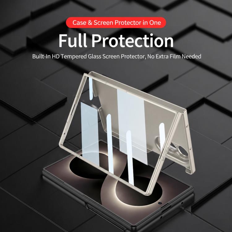 Custodia magnetica integrata ultra sottile GKK per telefono con copertura completa, For Galaxy Z Fold8 5G