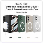 Custodia magnetica integrata ultra sottile GKK per telefono con copertura completa, For Galaxy Z Fold8 5G
