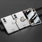 Custodia per telefono GKK integrata ultra sottile in PC con copertura completa e anello di supporto, For Galaxy Z Fold8 5G