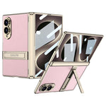 Custodia magnetica in pelle GKK integrata per telefono Triumph Phantom con supporto, For Galaxy Z Fold8 5G