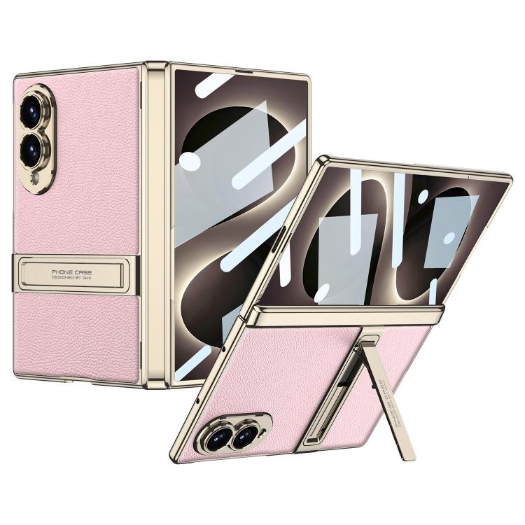 Custodia magnetica in pelle GKK integrata per telefono Triumph Phantom con supporto, For Galaxy Z Fold8 5G