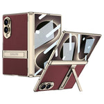 Custodia magnetica in pelle GKK integrata per telefono Triumph Phantom con supporto, For Galaxy Z Fold8 5G
