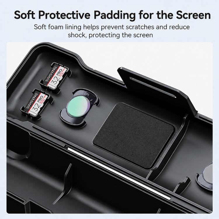 NEEWER Copertura protettiva integrale per gimbal con scomparti portaoggetti, For DJI Osmo Pocket 4 / 3