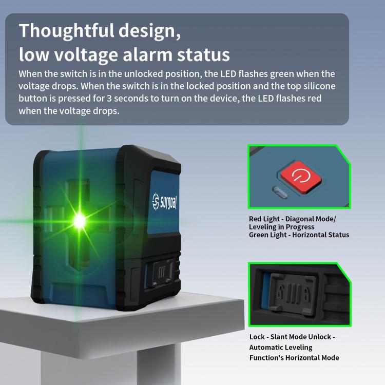 Livello laser verticale verde a 2 linee ARTBULL