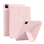 Custodia in silicone pieghevole a Y XDcase per tablet, con supporto in pelle e scomparto per penna., For iPad Air 13 2026 / 2025 / 2024, For iPad Air 11 2026 / 2025 / 2024, For iPad 2025 / 2022, For iPad Pro 12.9 2022/21/20/18, For iPad Pro 11 2022 / 2021