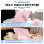 Custodia in silicone pieghevole a Y XDcase per tablet, con supporto in pelle e scomparto per penna., For iPad Air 13 2026 / 2025 / 2024, For iPad Air 11 2026 / 2025 / 2024, For iPad 2025 / 2022, For iPad Pro 12.9 2022/21/20/18, For iPad Pro 11 2022 / 2021