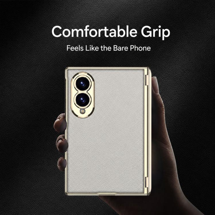 Custodia per telefono GKK Phantom in pelle vegana con cerniera magnetica integrata e chiusura pieghevole., For Galaxy Z Fold8 5G