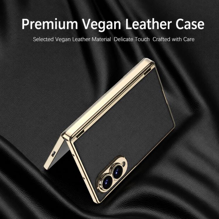 Custodia per telefono GKK Phantom in pelle vegana con cerniera magnetica integrata e chiusura pieghevole., For Galaxy Z Fold8 5G
