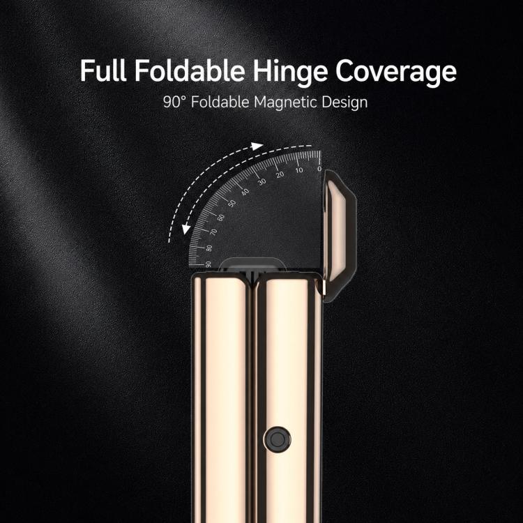 Custodia per telefono GKK Phantom in pelle vegana con cerniera magnetica integrata e chiusura pieghevole., For Galaxy Z Fold8 5G