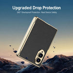 Custodia per telefono GKK Phantom in pelle vegana con cerniera magnetica integrata e chiusura pieghevole., For Galaxy Z Fold8 5G