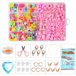 Kit per braccialetti fai da te con 24 griglie e perline, giocattolo educativo con kit di attrezzi, 24-grid (Colorful), 24-grid (Crystal Mix-and-Match), 24-grid (The Warmth of Spring), 24-grid (Cute Girl), 24-grid (Flowers Bloom)                        ...