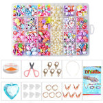Kit per braccialetti fai da te con 24 griglie e perline, giocattolo educativo con kit di attrezzi, 24-grid (Colorful), 24-grid (Crystal Mix-and-Match), 24-grid (The Warmth of Spring), 24-grid (Cute Girl), 24-grid (Flowers Bloom)                        ...
