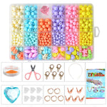 Kit per braccialetti fai da te con 24 griglie e perline, giocattolo educativo con kit di attrezzi, 24-grid (Colorful), 24-grid (Crystal Mix-and-Match), 24-grid (The Warmth of Spring), 24-grid (Cute Girl), 24-grid (Flowers Bloom)                        ...