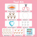Kit per braccialetti fai da te con 24 griglie e perline, giocattolo educativo con kit di attrezzi, 24-grid (Colorful), 24-grid (Crystal Mix-and-Match), 24-grid (The Warmth of Spring), 24-grid (Cute Girl), 24-grid (Flowers Bloom)                        ...