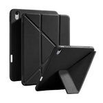 Custodia in silicone pieghevole a Y XDcase per tablet, con supporto in pelle e scomparto per penna., For iPad mini 2024 / 2021