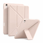 Custodia in silicone pieghevole a Y XDcase per tablet, con supporto in pelle e scomparto per penna., For iPad mini 2024 / 2021