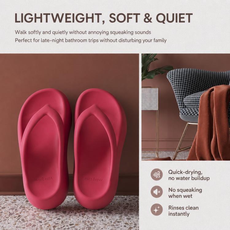 Infradito con suola spessa e tomaia in EVA, 35-36, 37-38, 39-40