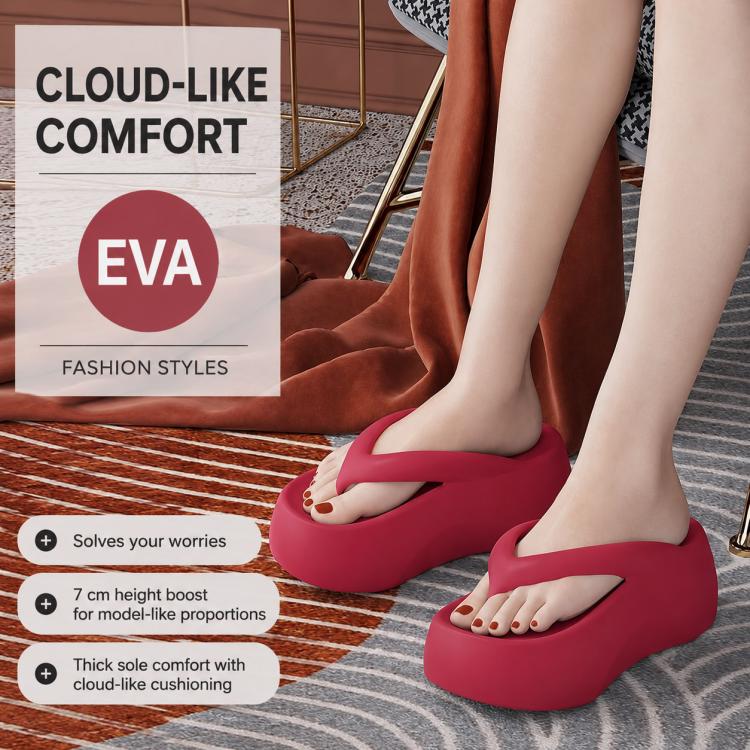 Infradito con suola spessa e tomaia in EVA, 35-36, 37-38, 39-40
