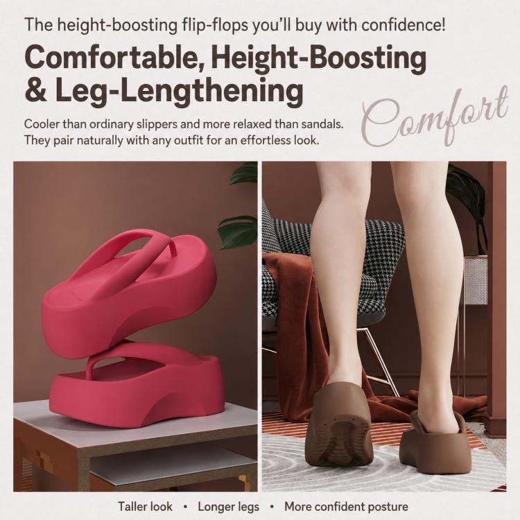 Infradito con suola spessa e tomaia in EVA, 35-36, 37-38, 39-40