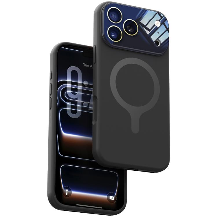 Custodia per telefono con copertura completa in silicone liquido magnetico e fotocamera integrata., For iPhone 17 Pro Max, For iPhone 17 Pro, For iPhone 17